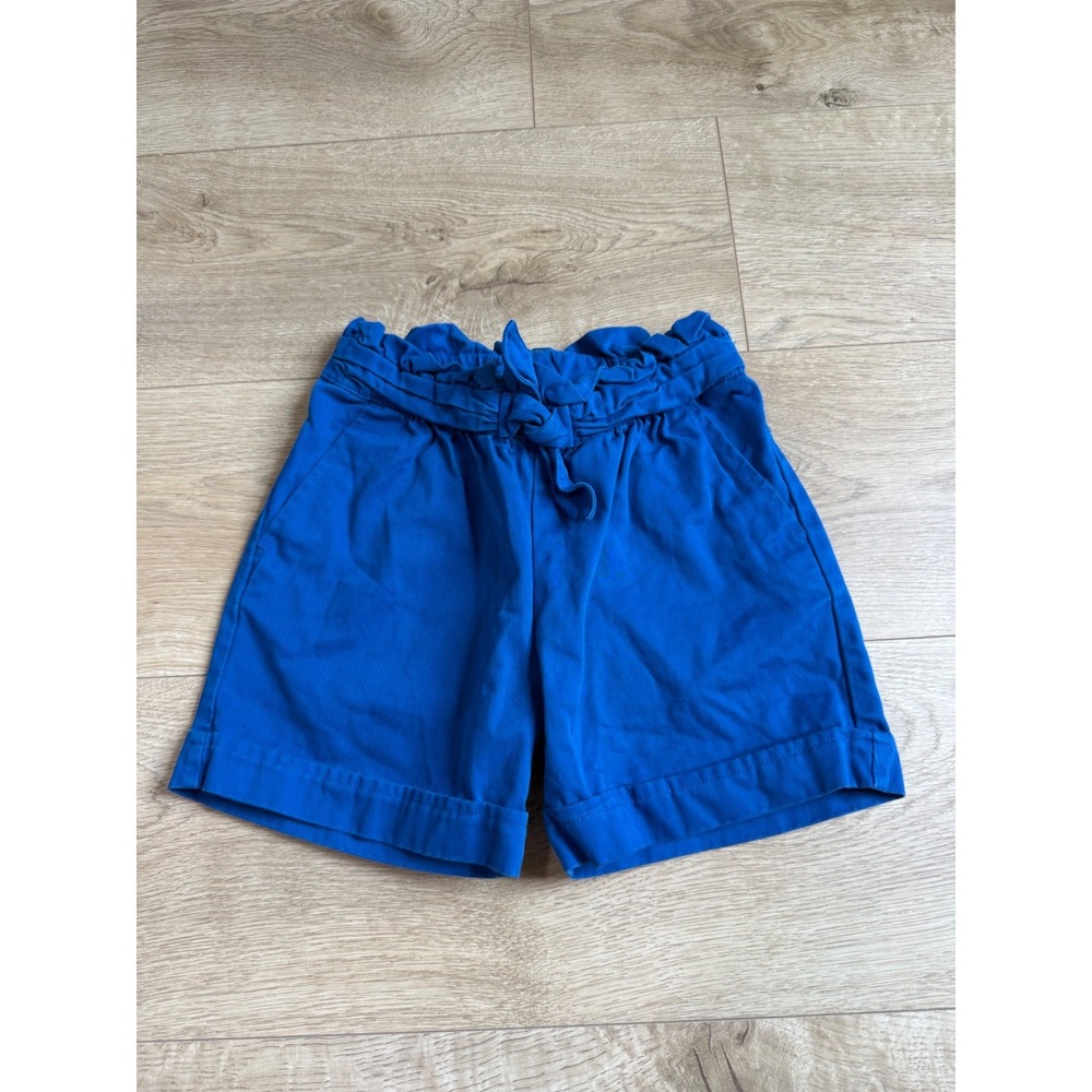 Hanna Andersson Girls blue Shorts 100% Cotton Casual School Preppy Size 6-7  120